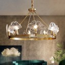 Loft Industry Modern - Lotus Rib Chandelier